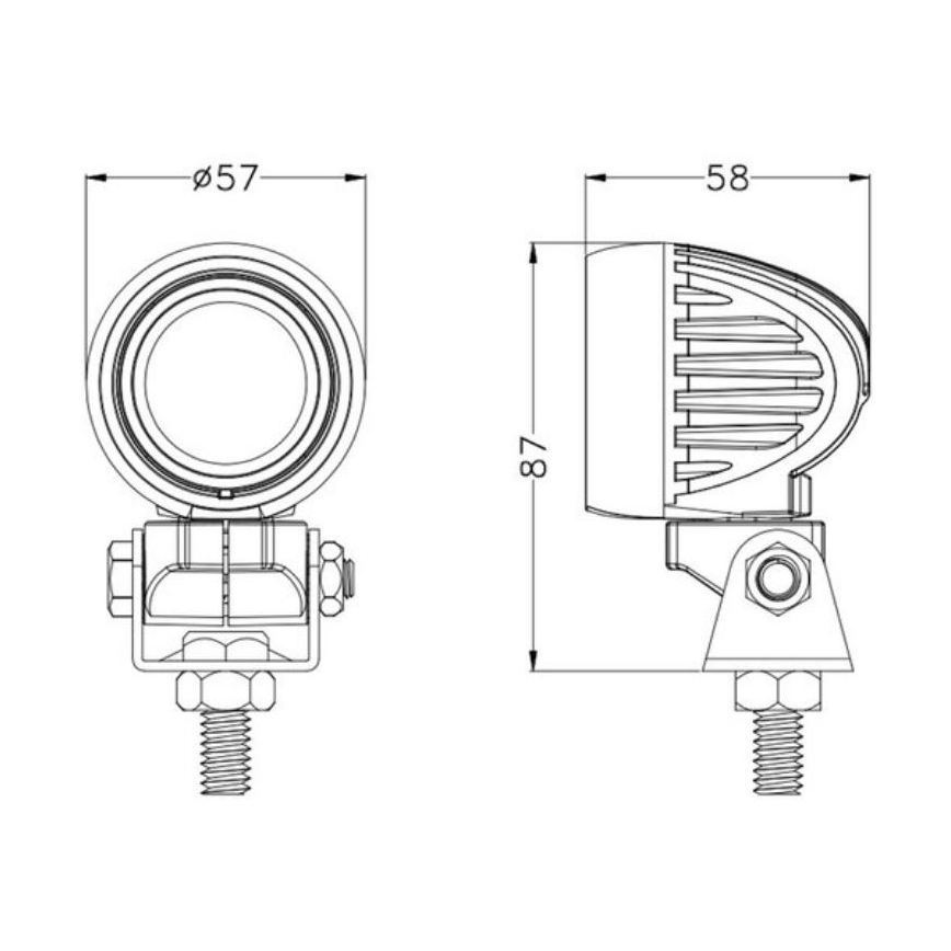 Foco de carro LED OSRAM LED/10W/10-30V IP68 5700K