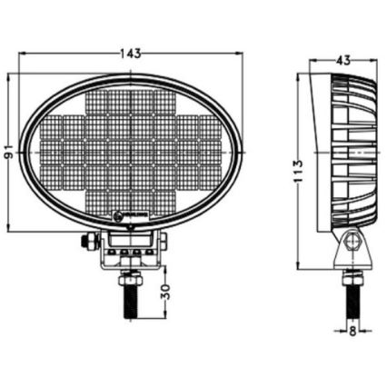 Foco de carro LED OSRAM LED/32W/10-30V IP68 5700K