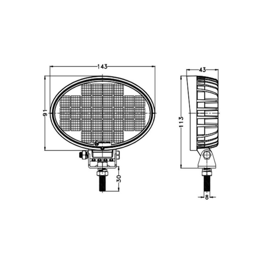 Foco de carro LED OSRAM LED/32W/10-30V IP68 5700K