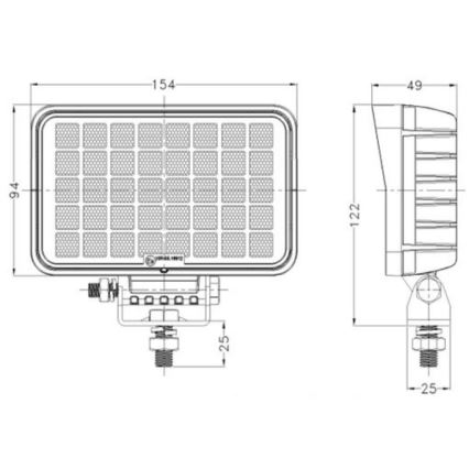 Foco de carro LED OSRAM LED/40W/10-30V IP68 5700K