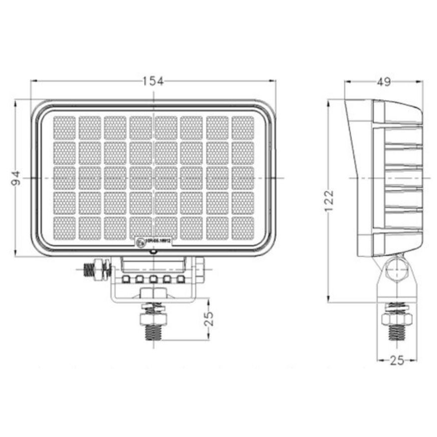 Foco de carro LED OSRAM LED/40W/10-30V IP68 5700K