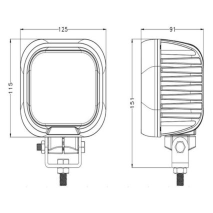 Foco de carro LED OSRAM LED/90W/10-30V IP68 5700K