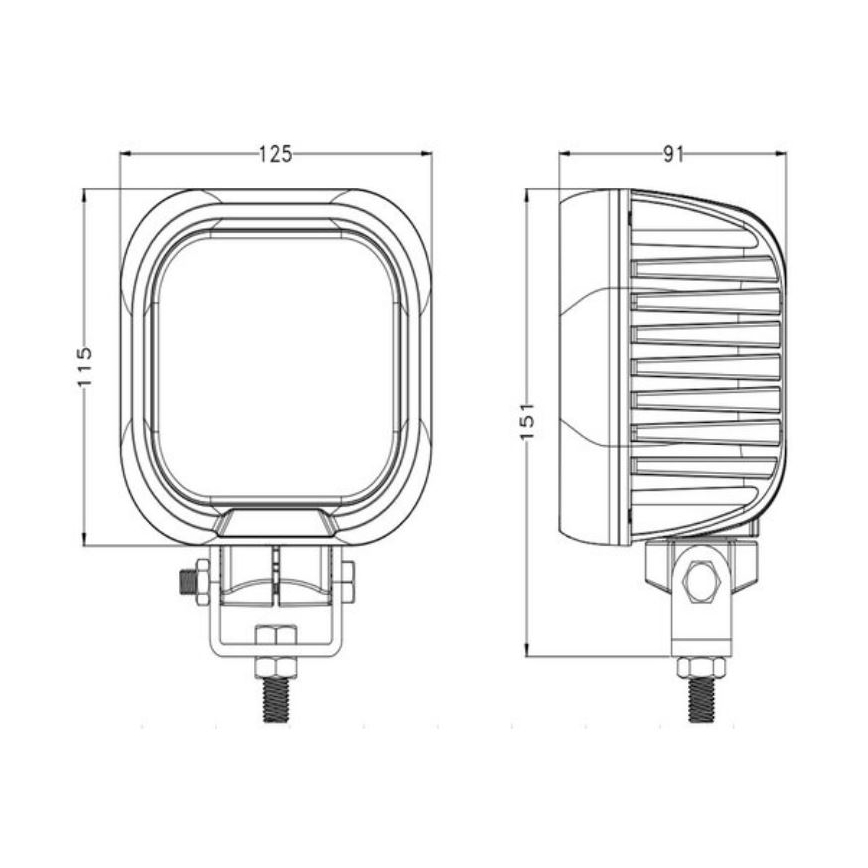 Foco de carro LED OSRAM LED/90W/10-30V IP68 5700K