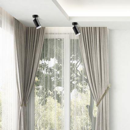 Foco de casa de banho TURYN 1xGU10/10W/230V IP44 preto