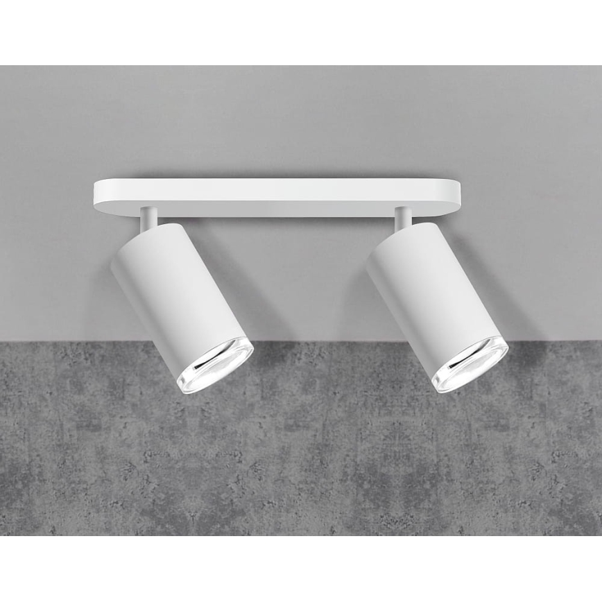 Foco de casa de banho TURYN 2xGU10/10W/230V IP44 branco