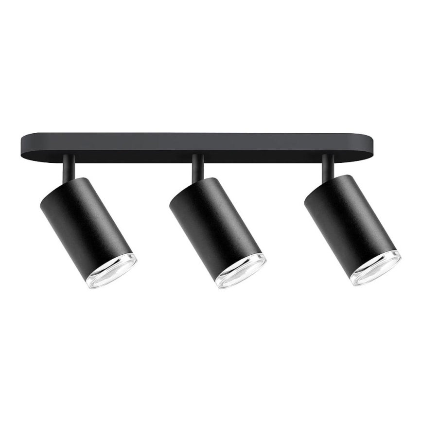 Foco de casa de banho TURYN 3xGU10/10W/230V IP44 preto