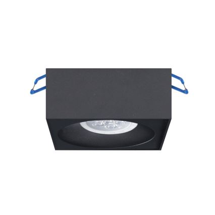 Foco de encastrar BALI 1xGU5,3/MR16/25W/12V quadrado preto