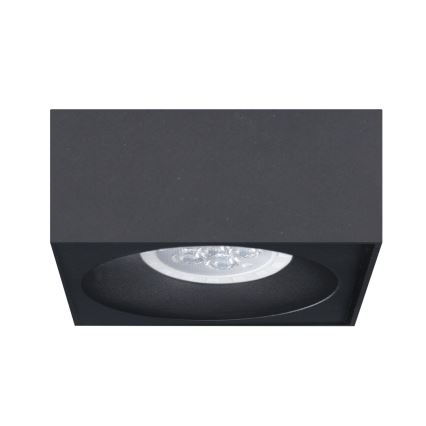 Foco de encastrar BALI 1xGU5,3/MR16/25W/12V quadrado preto