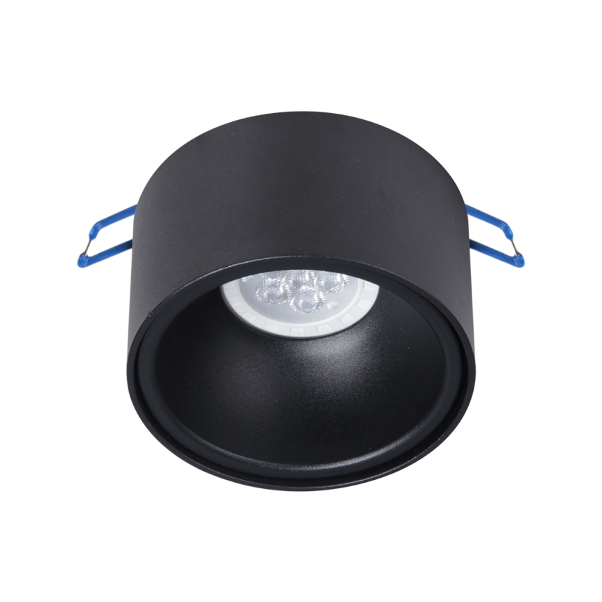 Foco de encastrar BALI 1xGU5,3/MR16/25W/12V redondo preto