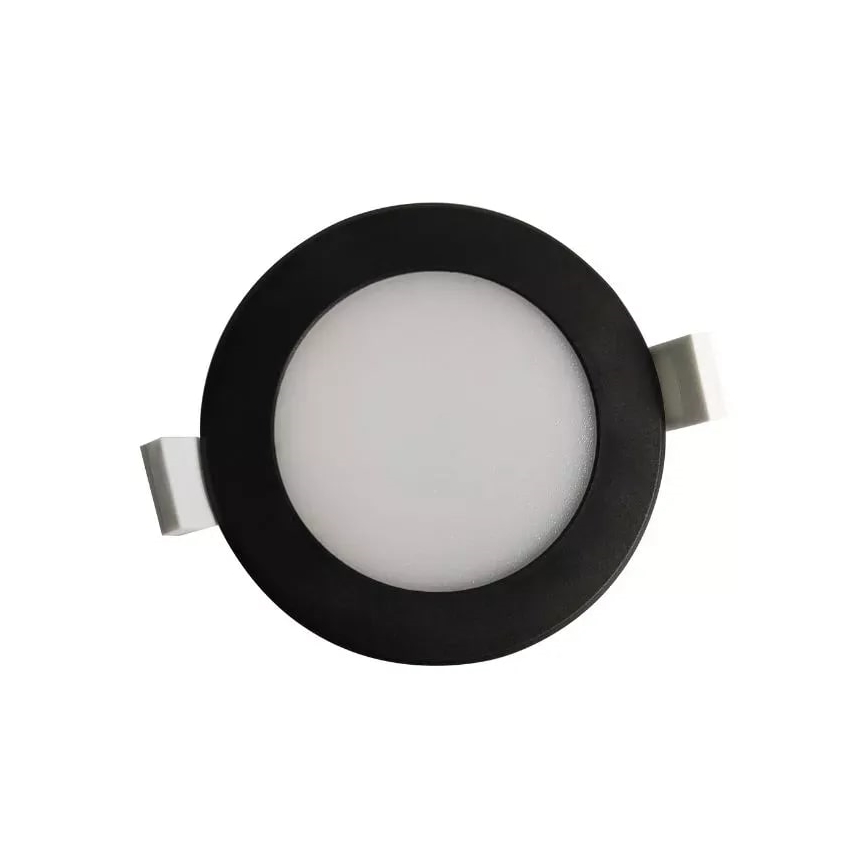 Foco de encastrar de casa de banho LED LED/7W/230V 4000K preto IP44