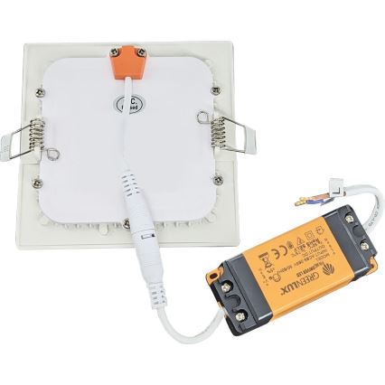 Foco de encastrar de casa de banho LED VEGA LED/18W/230V 3800K 22,5 cm IP44 neve branco