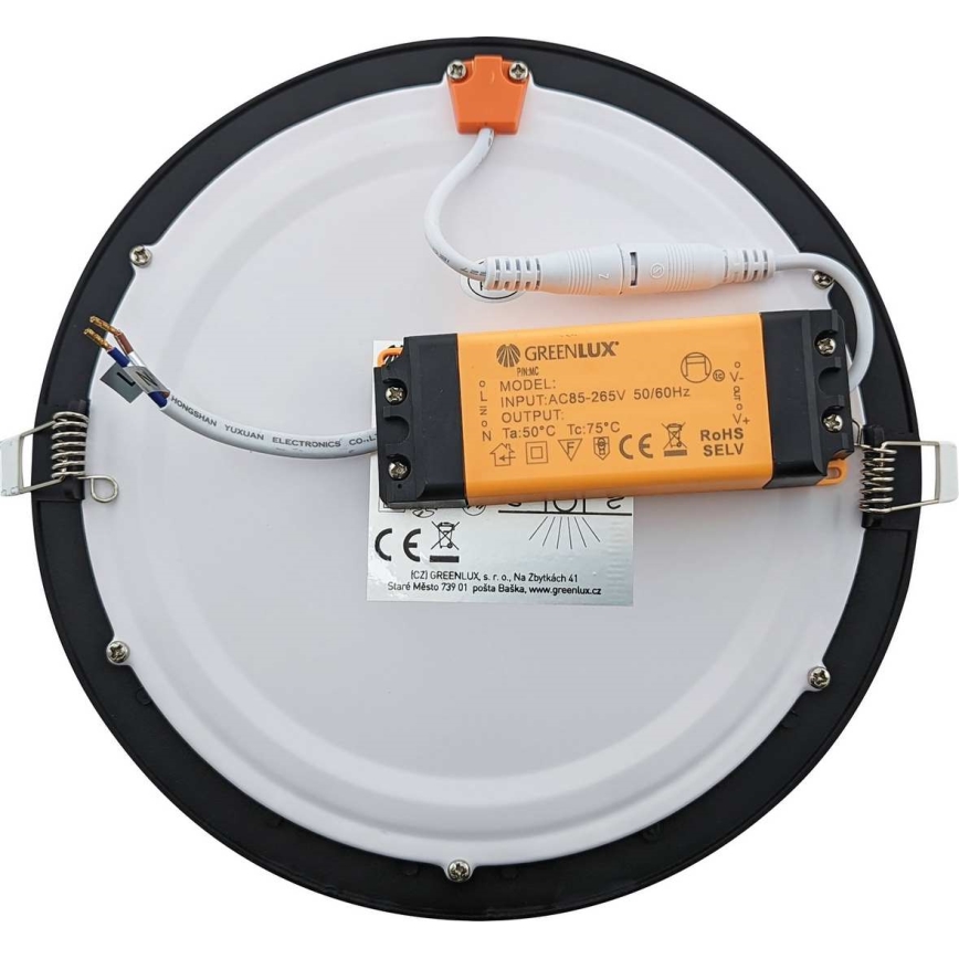 Foco de encastrar de casa de banho LED VEGA LED/24W/230V 2800K diâmetro 29,8 cm IP44