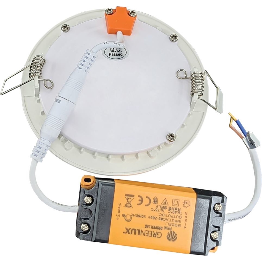 Foco de encastrar de casa de banho LED VEGA LED/6W/230V 2800K diâmetro 11,8 cm IP44 neve branco