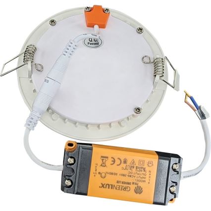 Foco de encastrar de casa de banho LED VEGA LED/6W/230V 2800K diâmetro 11,8 cm IP44