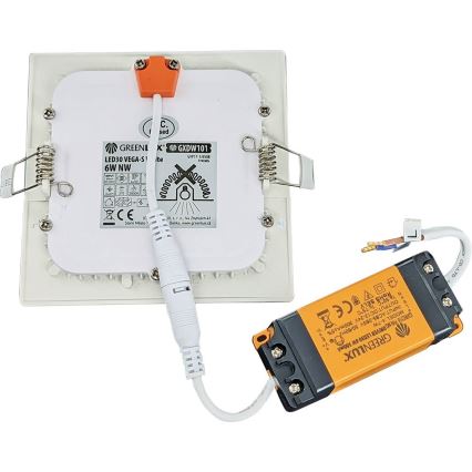 Foco de encastrar de casa de banho LED VEGA LED/6W/230V 3800K 11,8 cm IP44