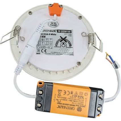 Foco de encastrar de casa de banho LED VEGA LED/6W/230V 3800K diâmetro 11,8 cm IP44