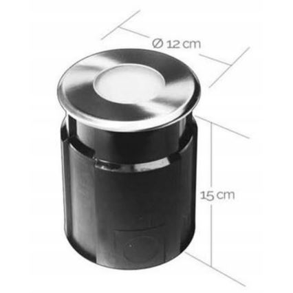 Foco de encastrar exterior LED EASY CONNECT 1xGU10/4W/230V 3000K IP65 redondo