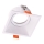 Foco de encastrar EYE 1xGU10/25W/230V quadrado branco