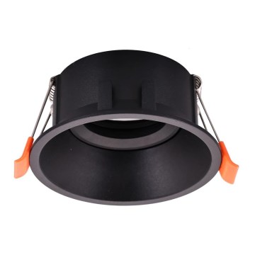 Foco de encastrar EYE 1xGU10/25W/230V redondo preto