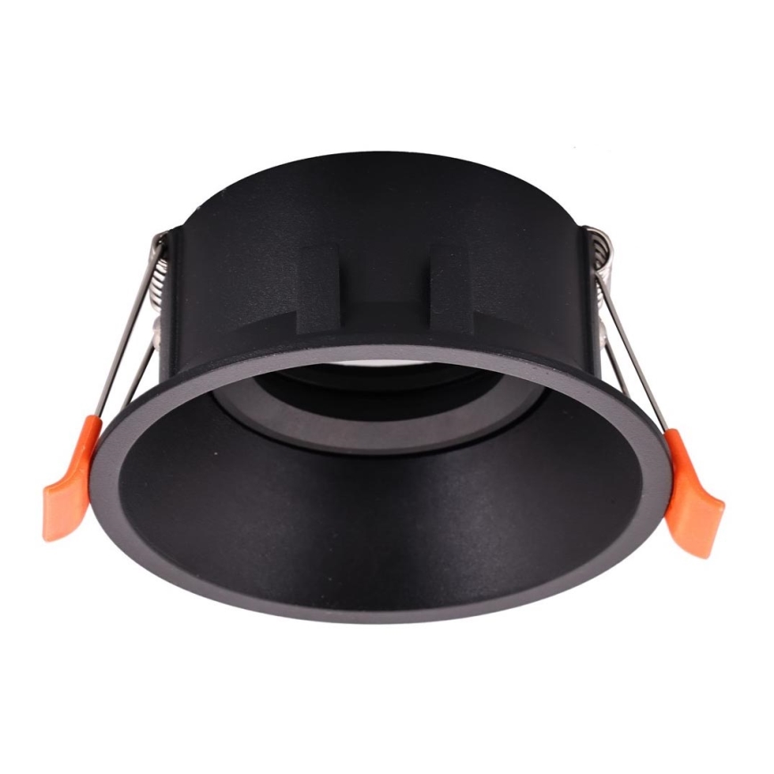 Foco de encastrar EYE 1xGU10/25W/230V redondo preto