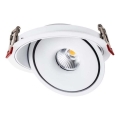 Foco de encastrar LED/12W/230V 3000/4000/6400K diâmetro 12 cm branco