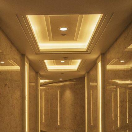 Foco de encastrar LED/12W/230V 3000/4000/6400K diâmetro 12 cm branco