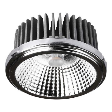 Foco de encastrar LED/20W/230V 4000K 40°/20° diâmetro 11 cm cromado brilhante