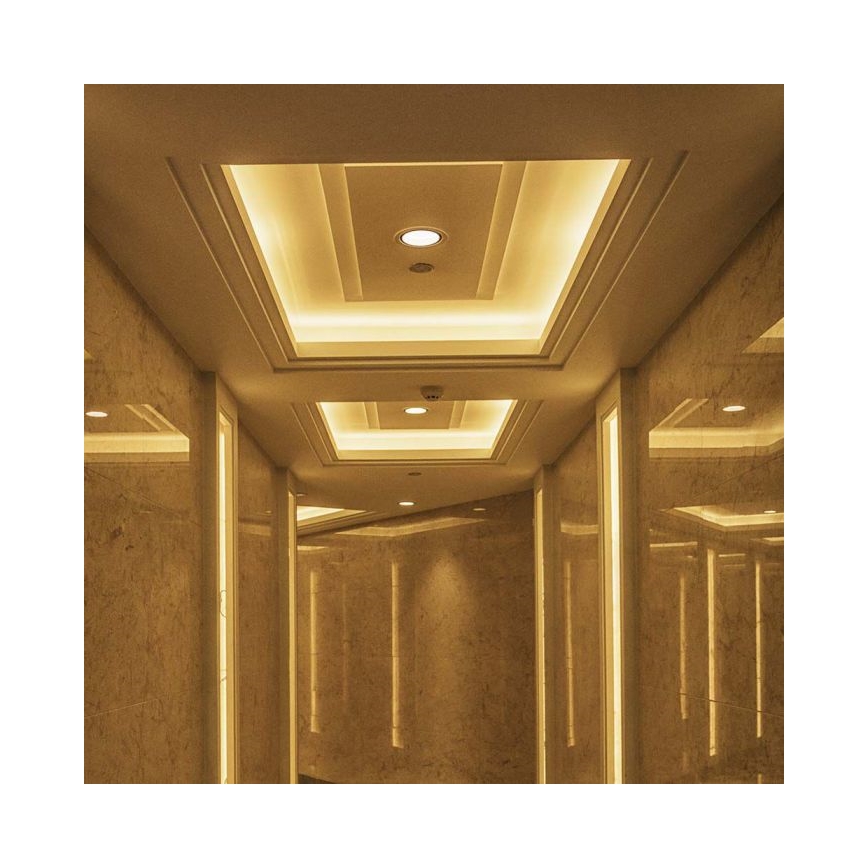 Foco de encastrar LED/28W/230V 3000/4000/6400K diâmetro 20 cm branco
