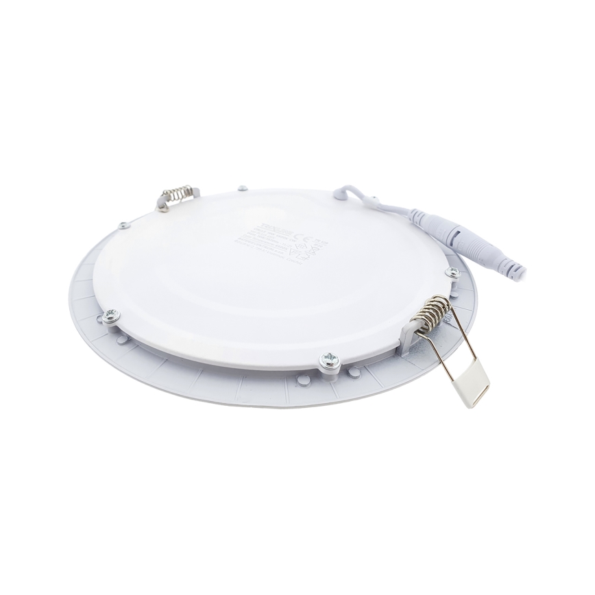 Foco de encastrar LED CIRCLE LED/15W/230V 6500K diâmetro 18,8 cm branco