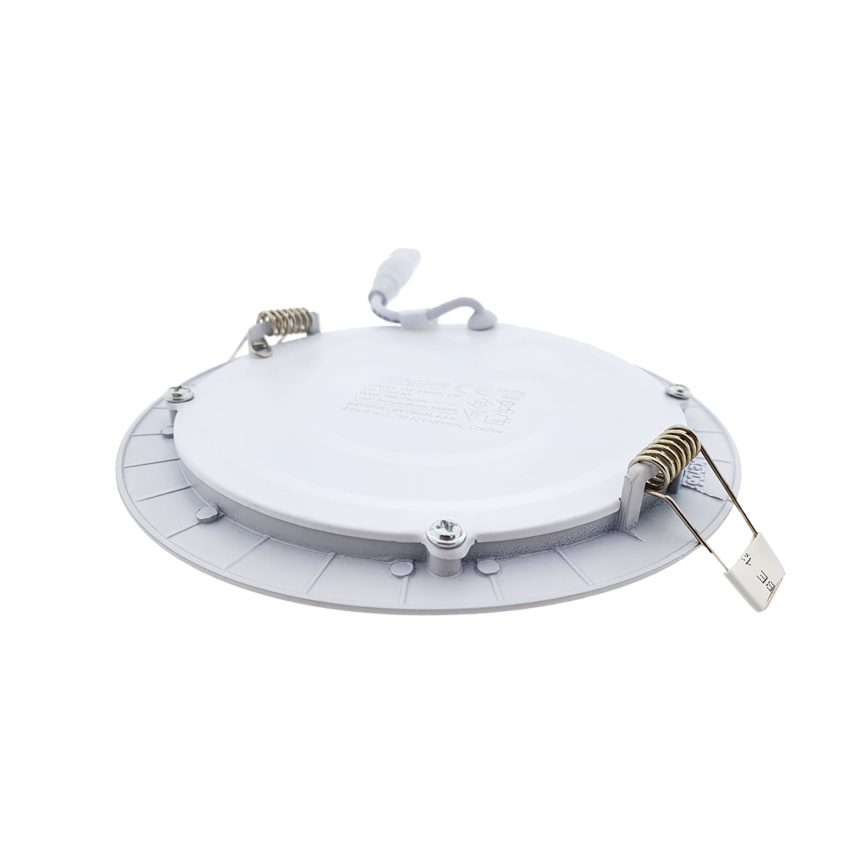 Foco de encastrar LED CIRCLE LED/9W/230V 6500K diâmetro 14,5 cm branco