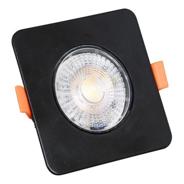 Foco de encastrar LED com regulação KENT LED/3/5/7W/230V3000/4000/6000K 9x9 cm preto