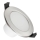 Foco de encastrar LED de casa de banho LED/7W/230V 3000K prateado IP44