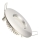 Foco de encastrar LED de casa de banho LED/7W/230V 4000K prateado IP44