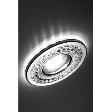 Foco de encastrar LED EYE 1xGU10/50W + LED/3W/230V