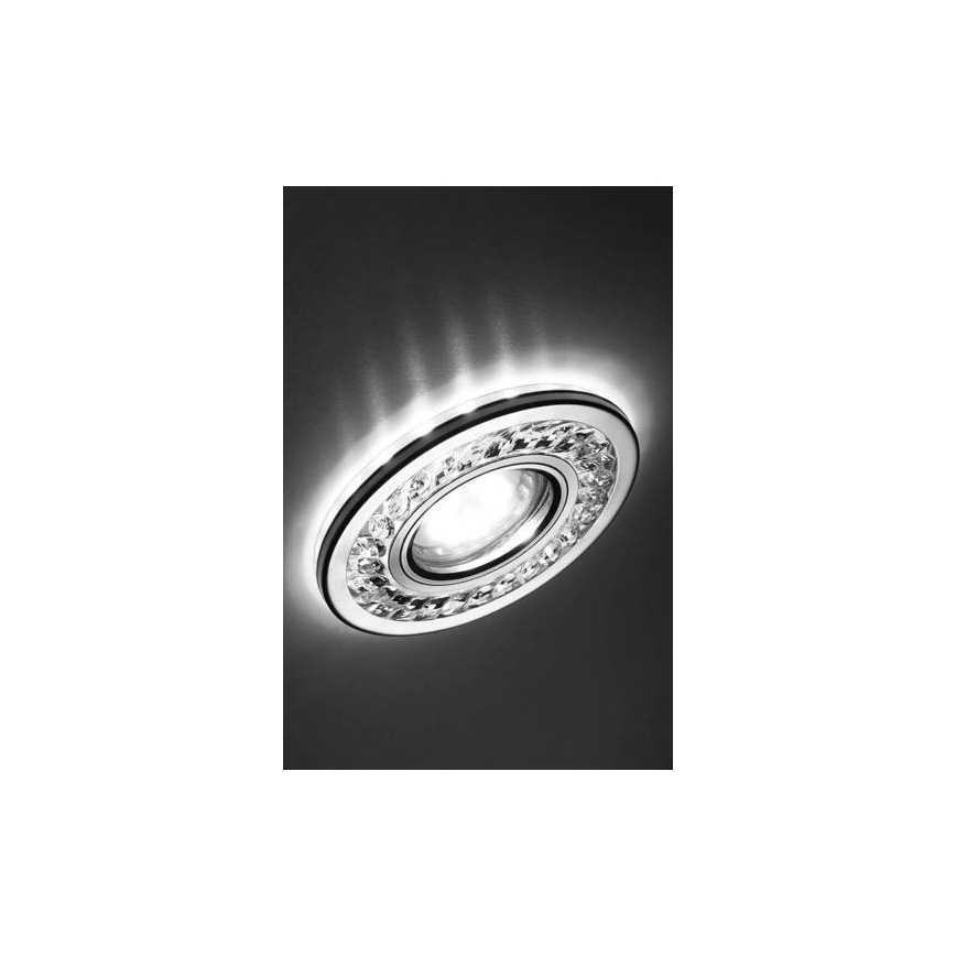 Foco de encastrar LED EYE 1xGU10/50W + LED/3W/230V