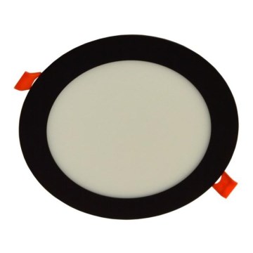 Foco de encastrar LED GERD LED/12W/230V 4000K preto