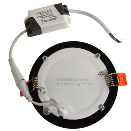 Foco de encastrar LED GERD LED/6W/230V 3000K preto
