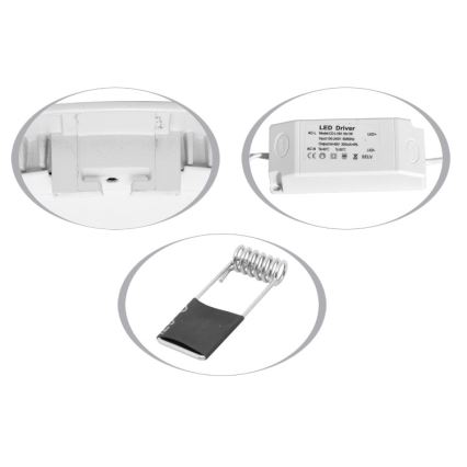 Foco de encastrar de casa de banho LED LADA LED/18W/230V 2700K IP44