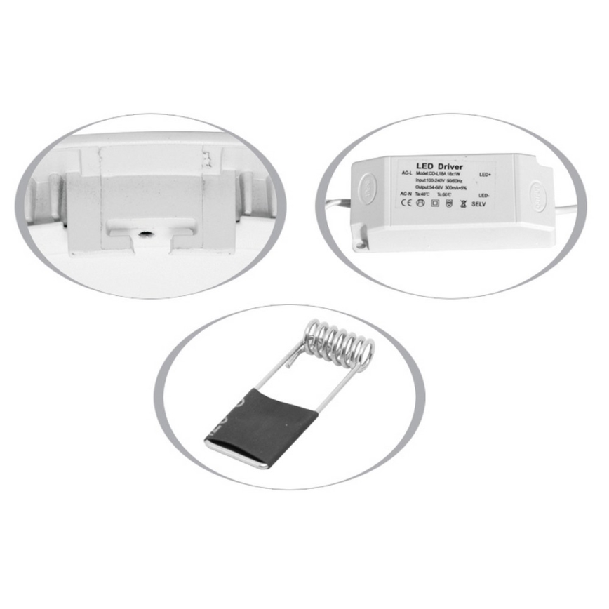 Foco de encastrar de casa de banho LED LADA LED/6W/230V 4100K IP44