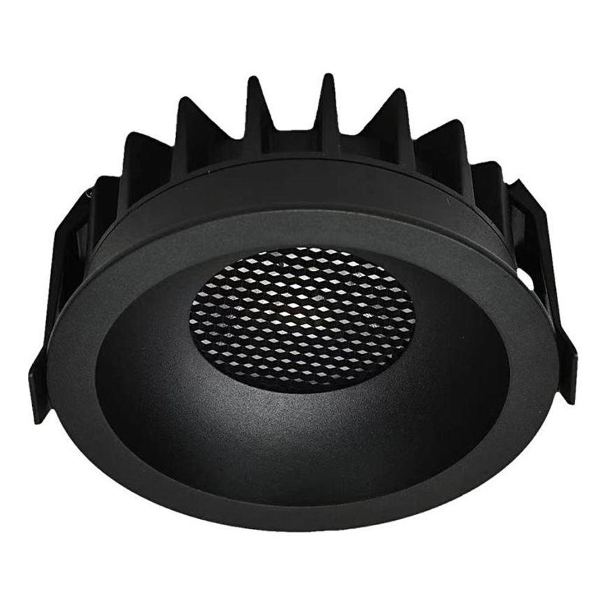 Foco de encastrar LED LED/12W/230V 3000/4000/6400K ø 8,6 cm preto