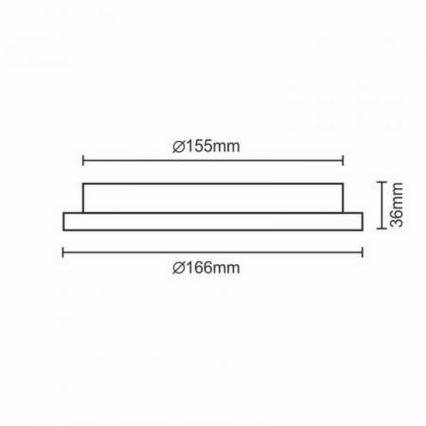 Foco de encastrar LED LED/12W/230V IP40