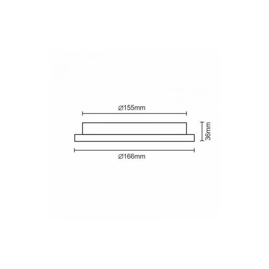 Foco de encastrar LED LED/12W/230V IP40