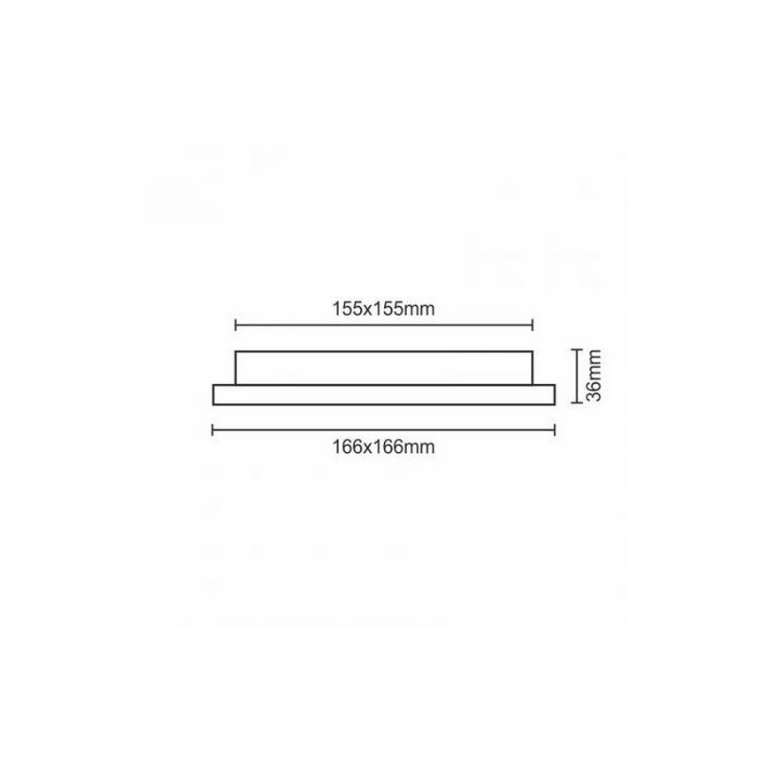 Foco de encastrar LED LED/12W/230V IP40