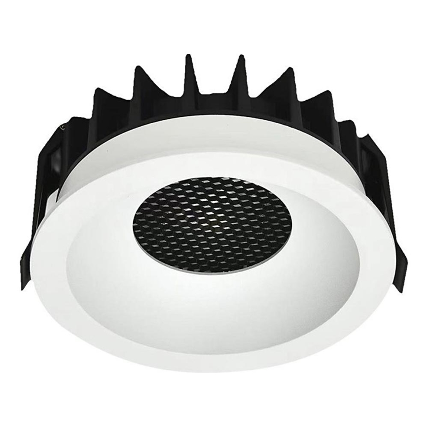 Foco de encastrar LED LED/18W/230V 3000/4000/6400K diâmetro 10,6 cm branco