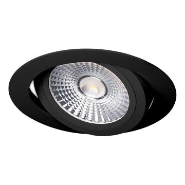 Foco de encastrar LED LED/18W/230V 3000K diâmetro 11,5 cm preto