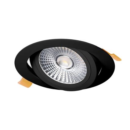 Foco de encastrar LED LED/18W/230V 3000K diâmetro 11,5 cm preto