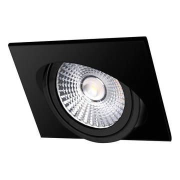 Foco de encastrar LED LED/18W/230V 4000K 11,5x11,5 cm preto