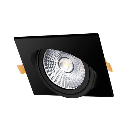 Foco de encastrar LED LED/18W/230V 4000K 11,5x11,5 cm preto