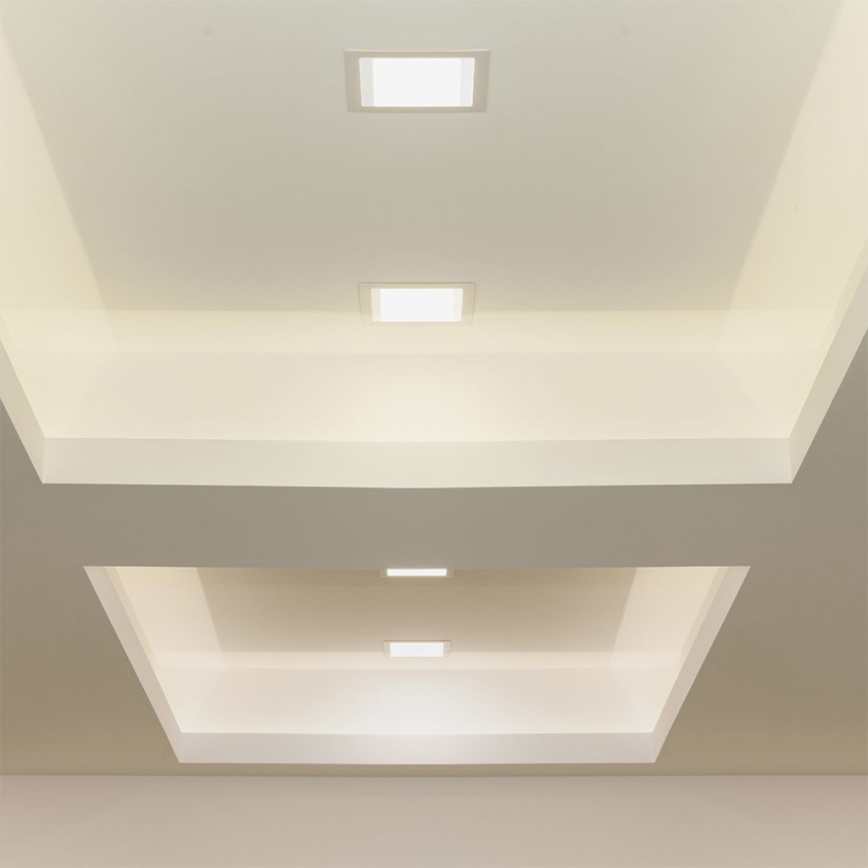 Foco de encastrar LED LED/24W/230V 29,5x29,5 cm 3000K branco