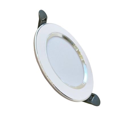 Foco de encastrar LED LED/7,5W/230V 4000K branco/prateado